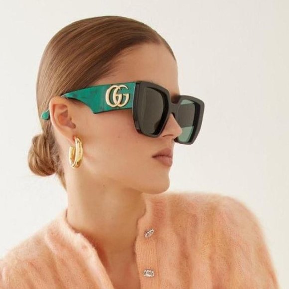 NEW GUCCI GG0956S 001 GUCCI WOMEN'S SUNGLASSES - Picture 4 of 8